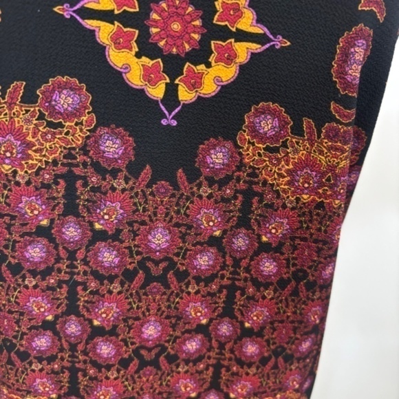 Signature Collection, Women's High neck, Boho Pattern, Sleeveless Dress, SZ M - Picture 6 of 6